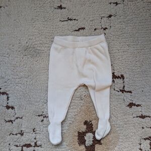Soft White Kids Footed Leggings